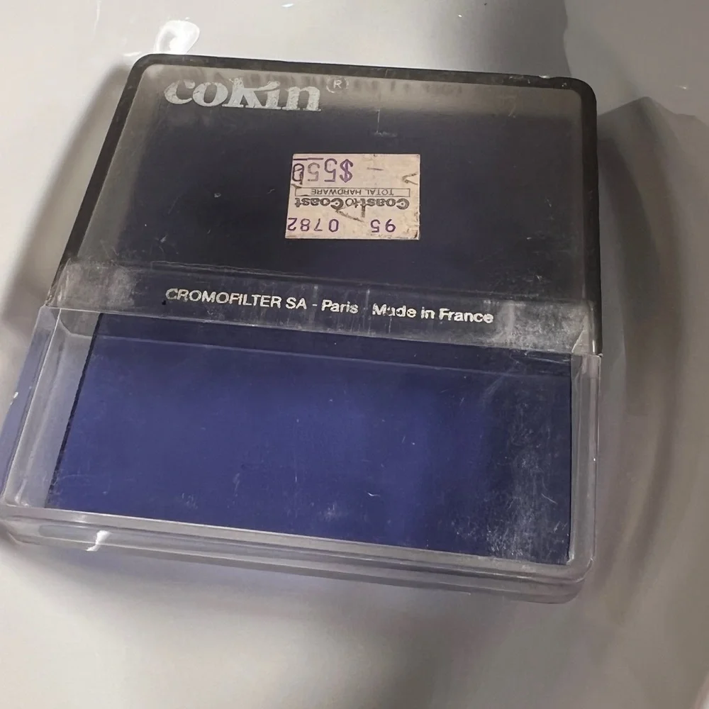 Vtg Cokin A021 Medium Blue Conversion/Cooling Camera Filter 80B A-Series France